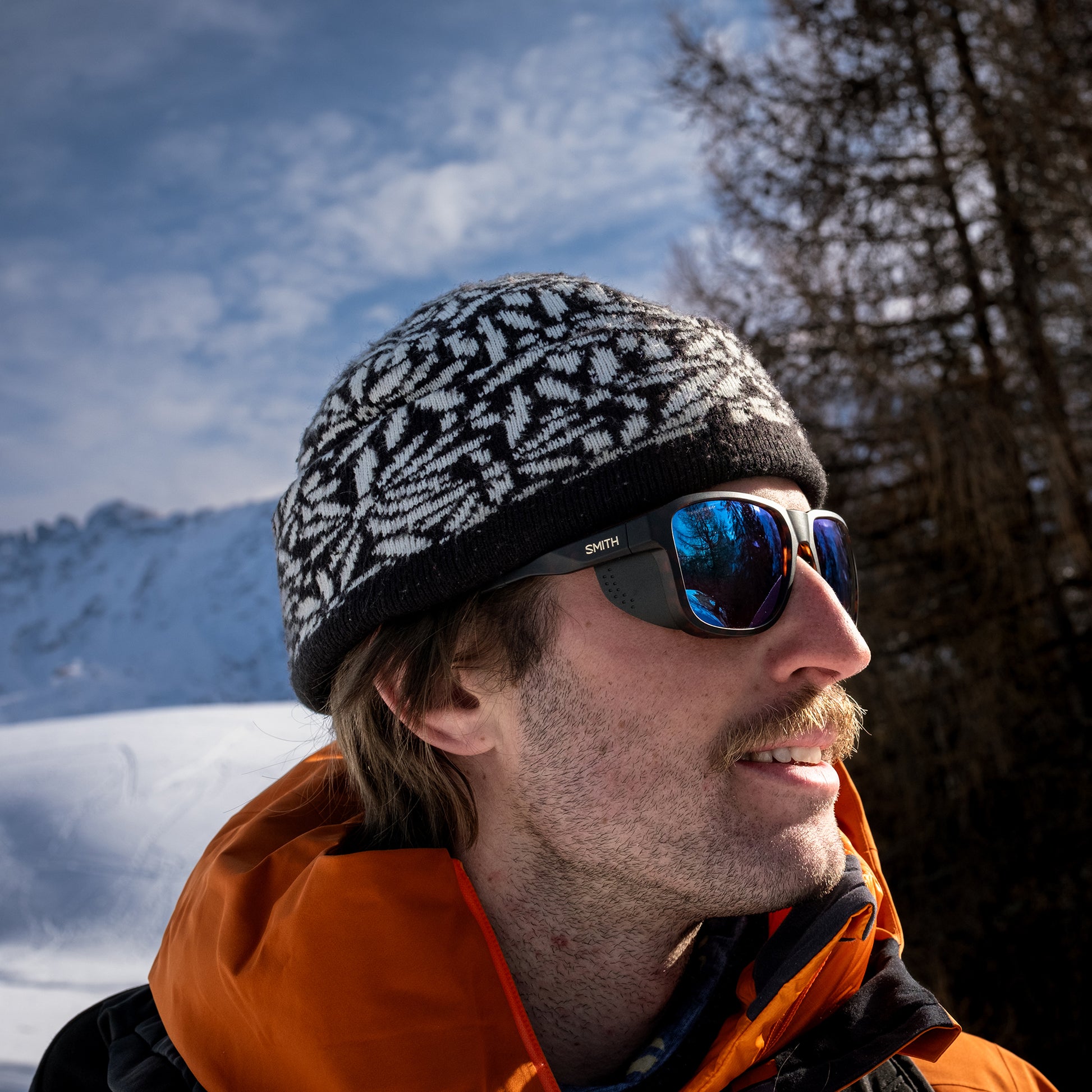 Embark, Sunglasses + Matte Summit | ChromaPop Glacier Photochromic Yellow Violet Mirror