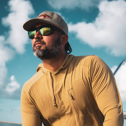 Embark, Sunglasses + Matte Summit | ChromaPop Glacier Photochromic Yellow Violet Mirror