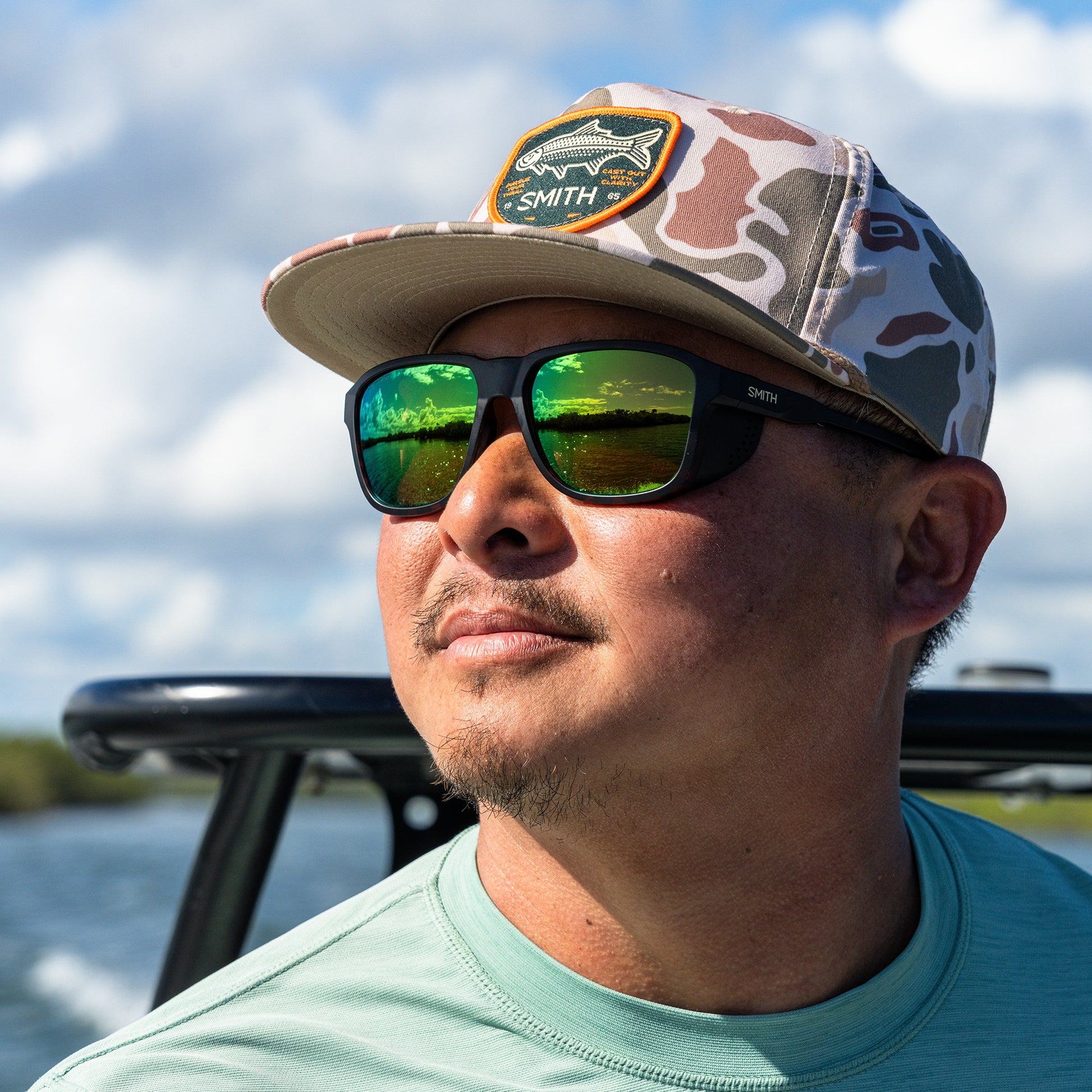 Embark, Sunglasses + Matte Black | ChromaPop Glacier Photochromic Copper Blue Mirror