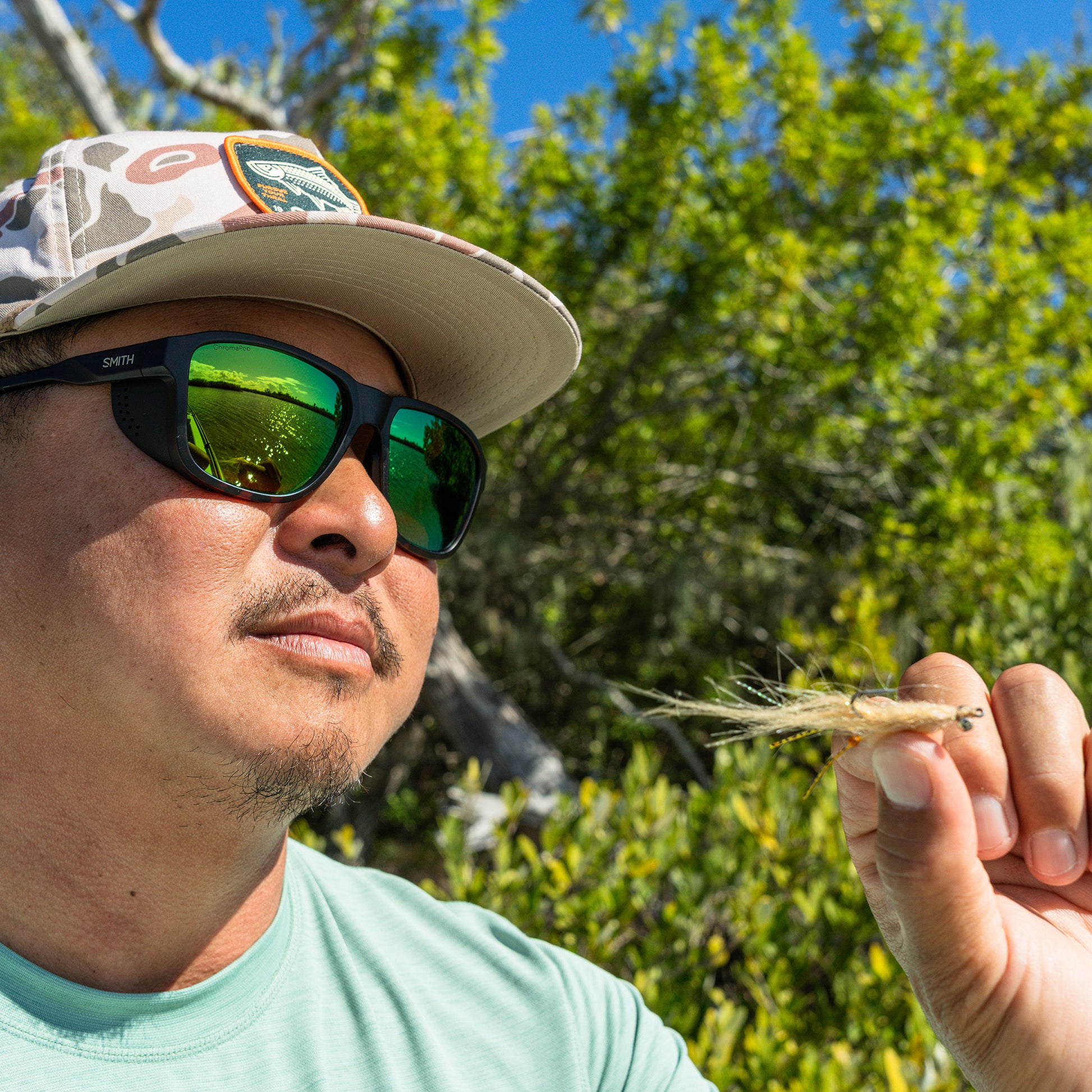 Embark, Sunglasses + Matte Black | ChromaPop Glacier Photochromic Copper Blue Mirror