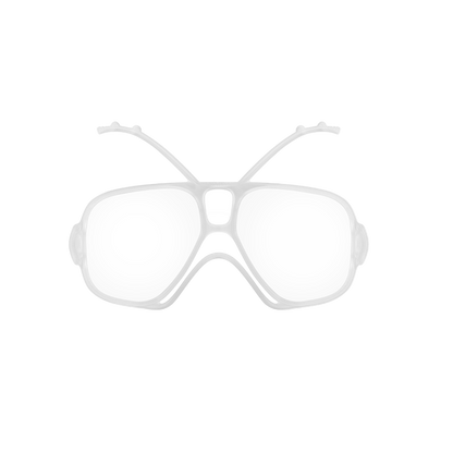 GRX Prescription Snow Goggle Adapter, Matte Crystal