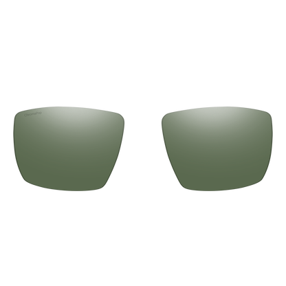 Verres de remplacement pour lunettes de soleil Guide's Choice, ChromaPop Polarized Gray Green
