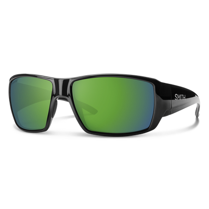 Guide's Choice RX, Prescription + Matte Black + ChromaPop Polarized Green Mirror