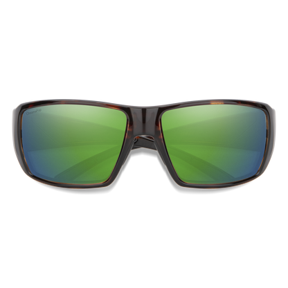 Guide's Choice RX, Prescription + Matte Black + ChromaPop Polarized Green Mirror