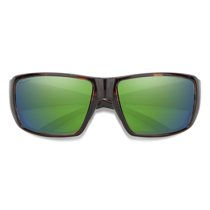 Guide's Choice RX, Prescription + Matte Black + ChromaPop Polarized Green Mirror