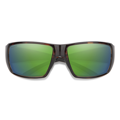 Guide's Choice RX, Prescription + Matte Black + ChromaPop Polarized Green Mirror