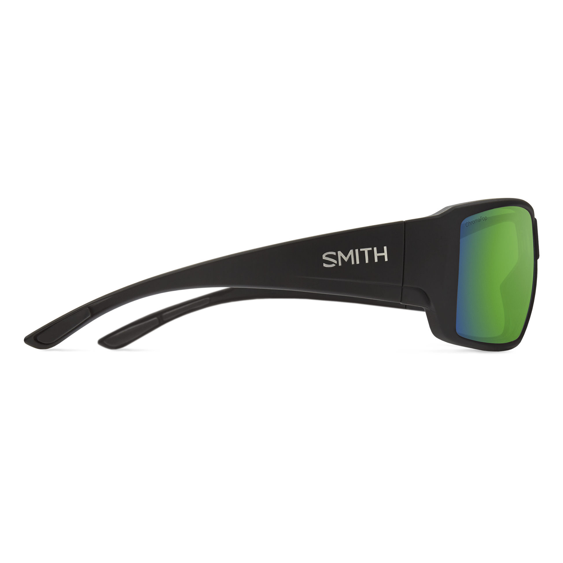 Guide's Choice RX, Prescription + Matte Black + ChromaPop Polarized Green Mirror