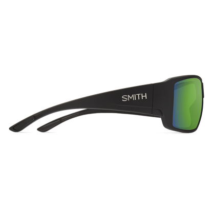 Guide's Choice RX, Prescription + Matte Black + ChromaPop Polarized Green Mirror