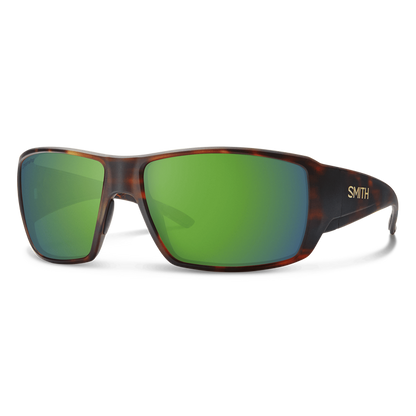 Guide's Choice RX, Prescription + Matte Black + ChromaPop Polarized Green Mirror