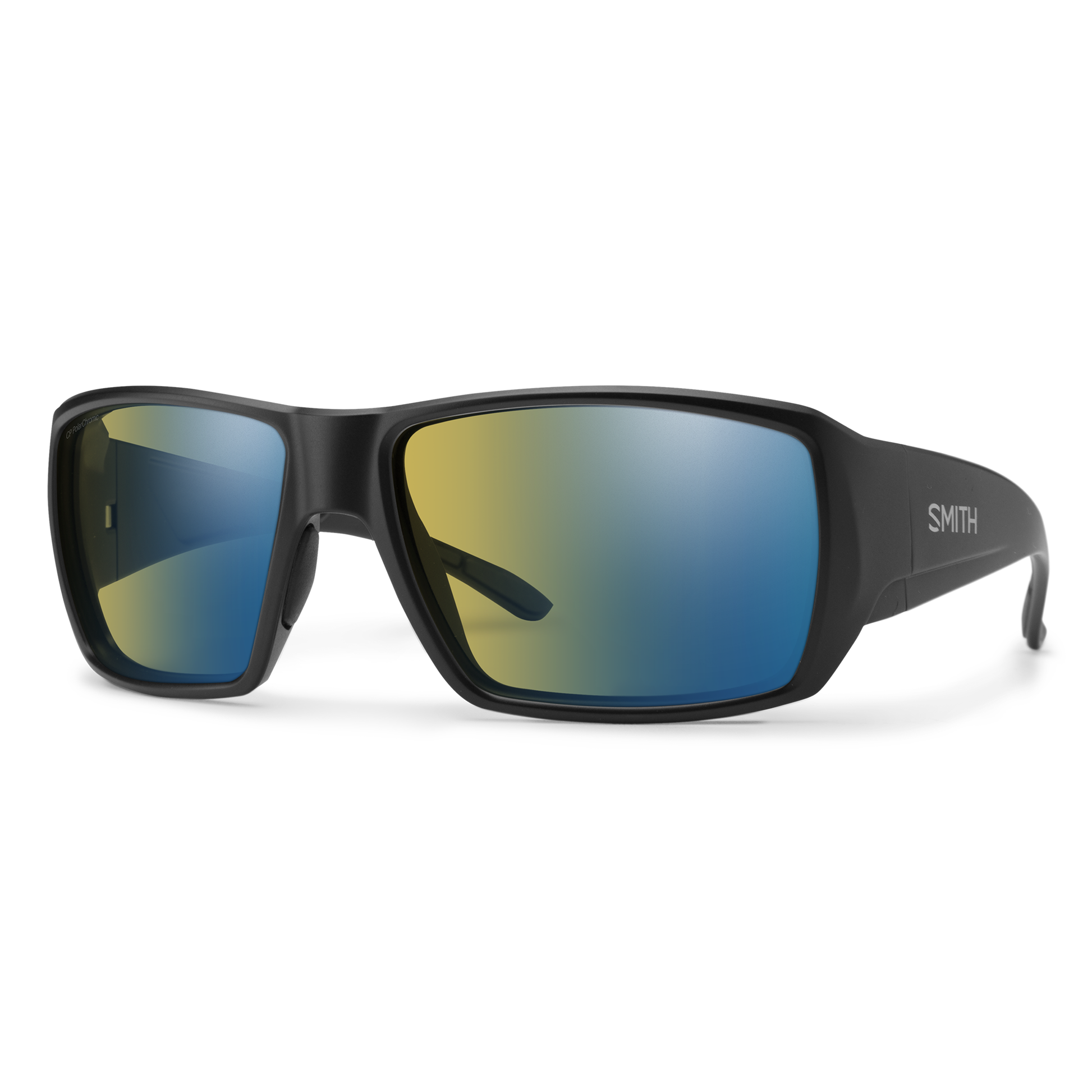 Guide's Choice S, Sunglasses + Matte Black | ChromaPop Glass Polarized Low Light Yellow