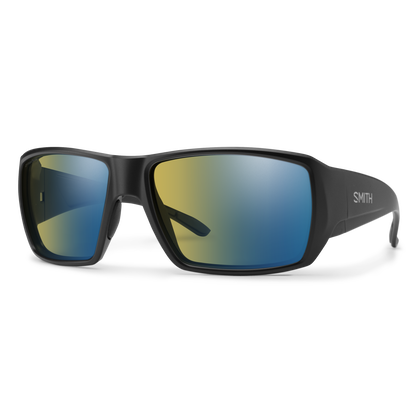 Guide's Choice S, Sunglasses + Matte Black | ChromaPop Glass Polarized Low Light Yellow