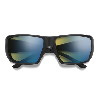 Guide's Choice S, Sunglasses + Matte Black | ChromaPop Glass Polarized Low Light Yellow