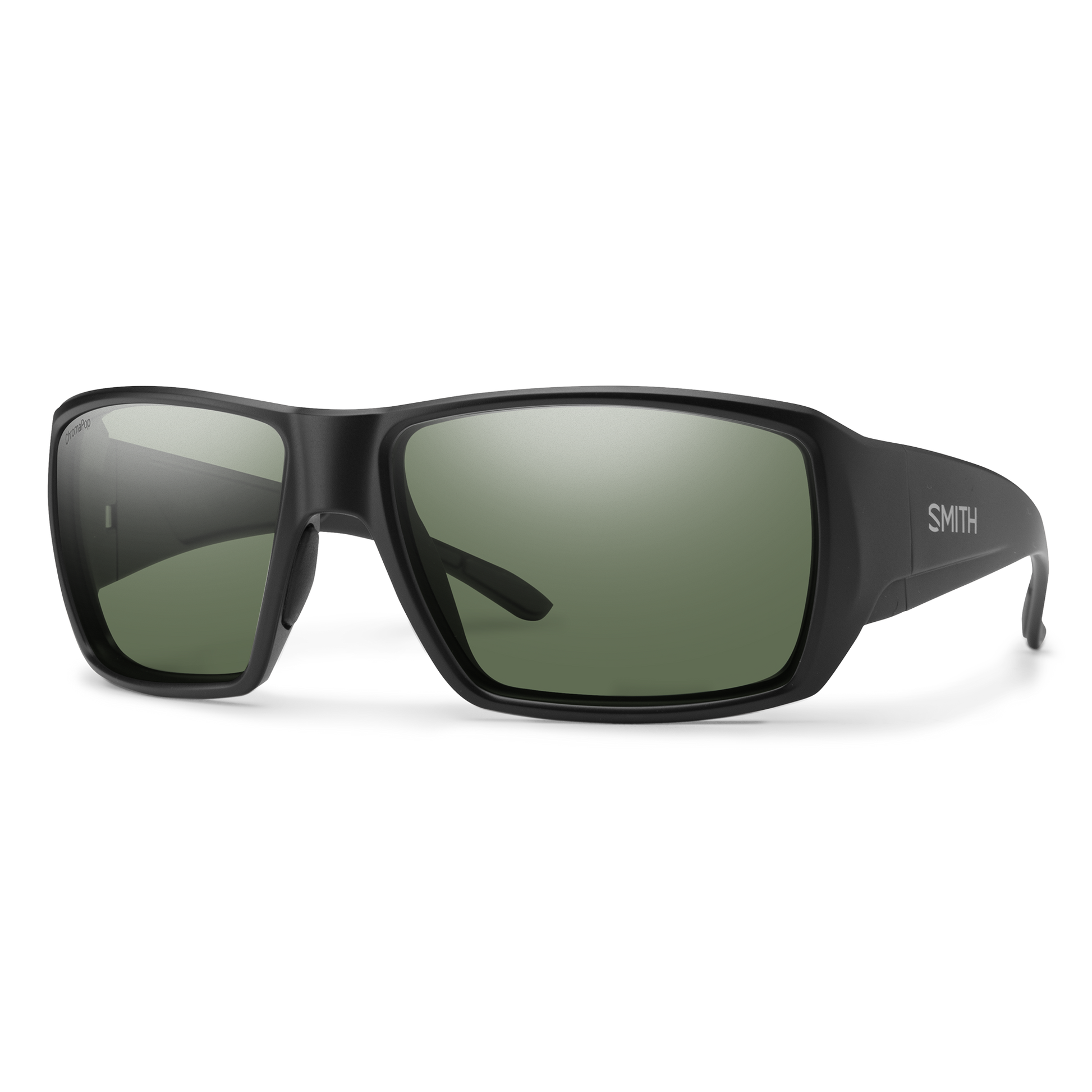 Guide's Choice S, Sunglasses + Matte Black | ChromaPop Glass Polarized Low Light Yellow