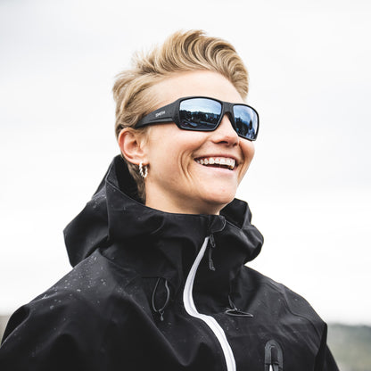 Guide's Choice S, Sunglasses + Matte Black | ChromaPop Glass Polarized Low Light Yellow