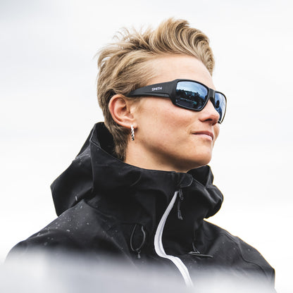 Guide's Choice S, Sunglasses + Matte Black | ChromaPop Glass Polarized Low Light Yellow