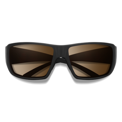Guide's Choice, Sunglasses + Matte Black | ChromaPop Glass Polarchromic Rose Blue Mirror
