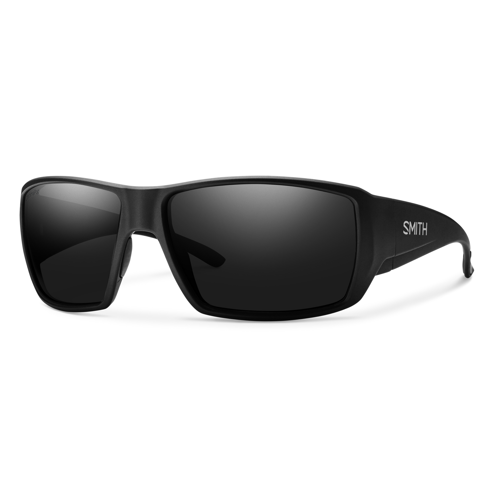 Guide's Choice RX, Prescription + Matte Black + ChromaPop Polarized Green Mirror