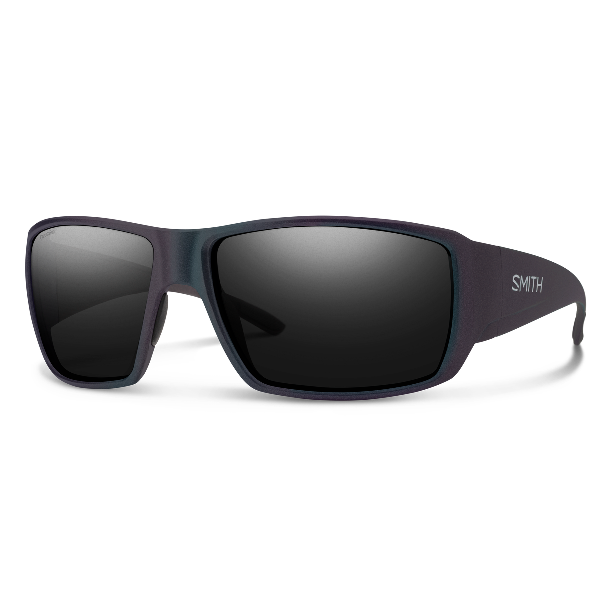 Guide's Choice, Sunglasses + Matte Black | ChromaPop Glass Polarchromic Rose Blue Mirror