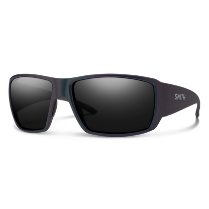 Guide's Choice, Sunglasses + Matte Black | ChromaPop Glass Polarchromic Rose Blue Mirror