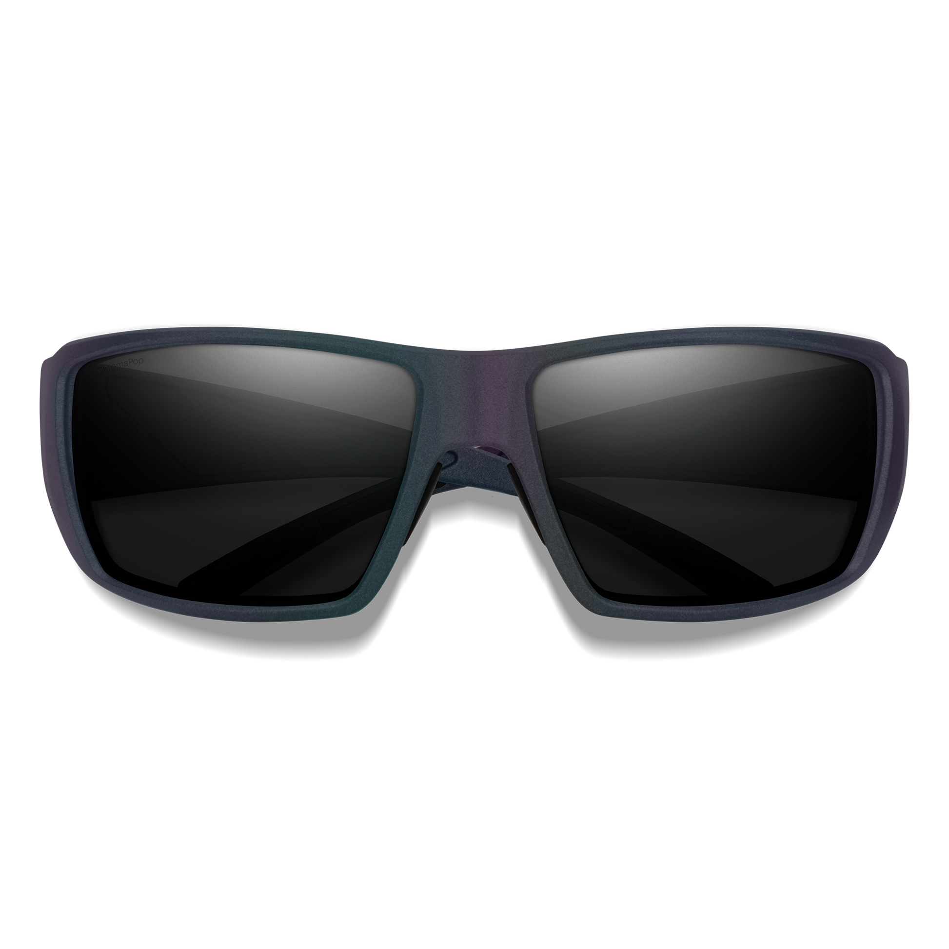 Guide's Choice, Sunglasses + Matte Black | ChromaPop Glass Polarchromic Rose Blue Mirror