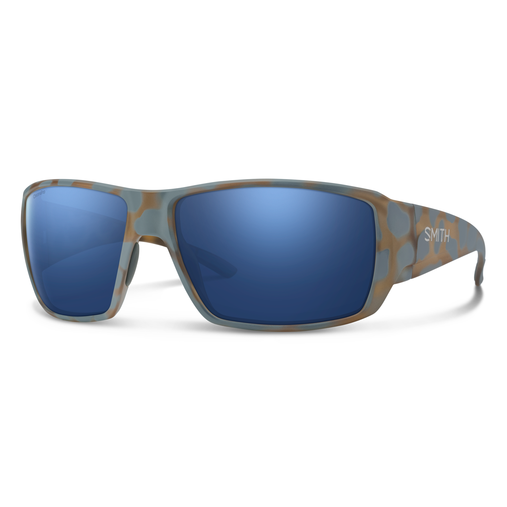 Guide's Choice, Sunglasses + Matte Black | ChromaPop Glass Polarchromic Rose Blue Mirror