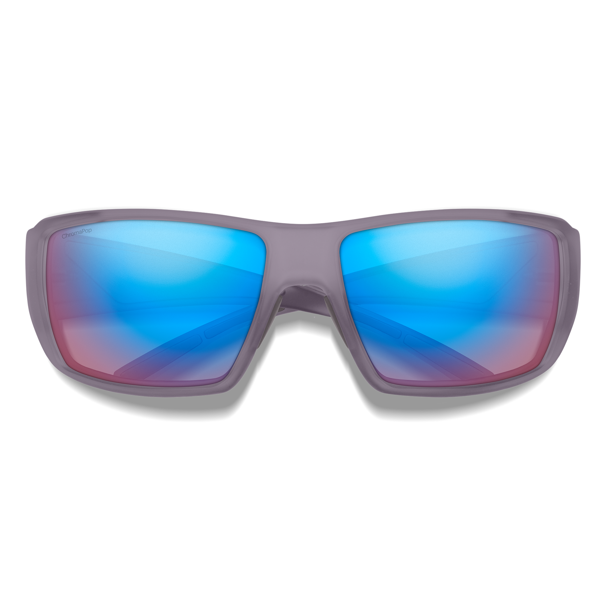 Guide's Choice, Sunglasses + Matte Black | ChromaPop Glass Polarchromic Rose Blue Mirror