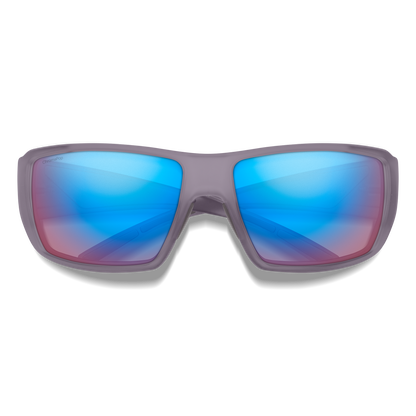 Guide's Choice, Sunglasses + Matte Black | ChromaPop Glass Polarchromic Rose Blue Mirror