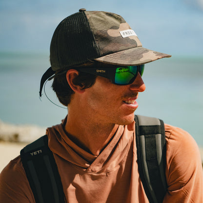 Guide's Choice, Sunglasses + Matte Black | ChromaPop Glass Polarchromic Yellow Blue Mirror