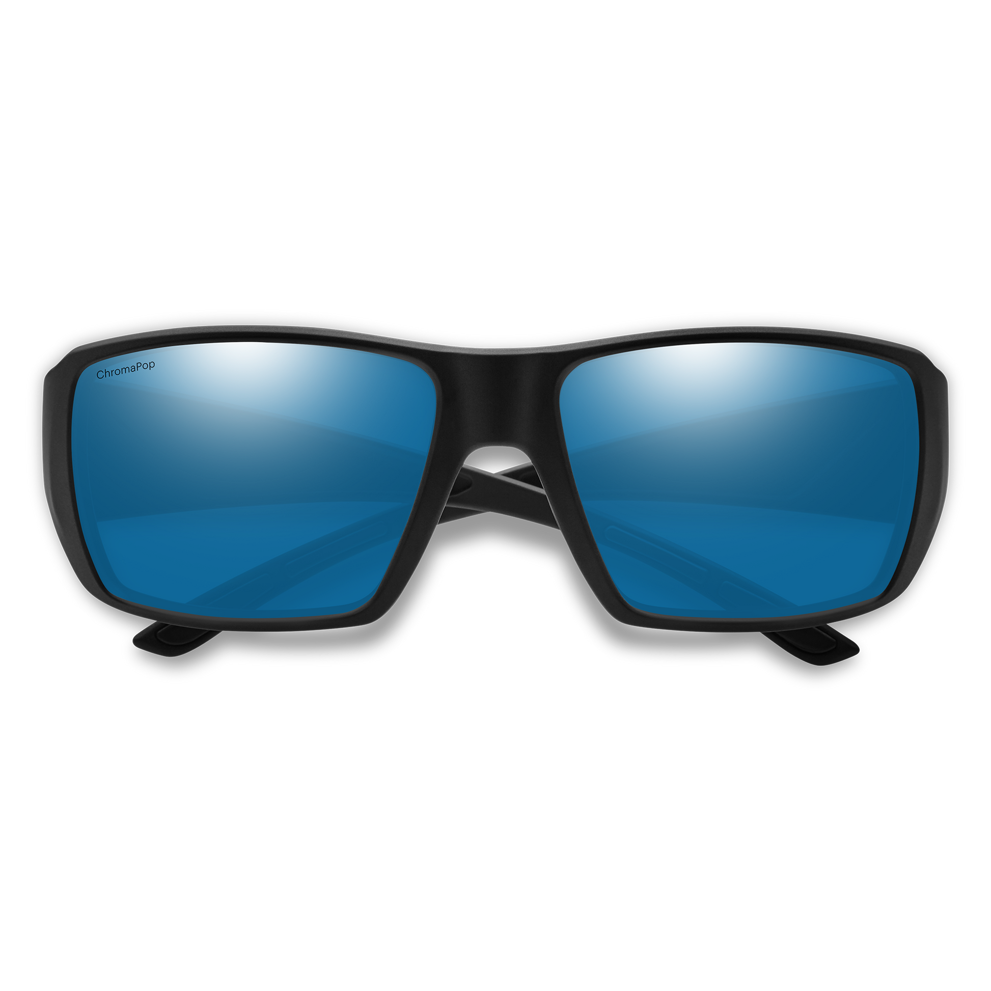 Guide's Choice XL RX, Prescription + Matte Black + ChromaPop Polarized Blue Mirror