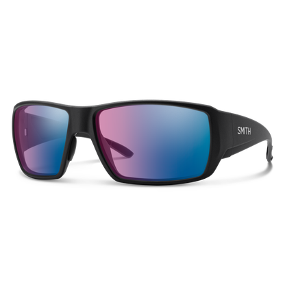 Guide's Choice XL, Sunglasses + Matte Black | ChromaPop Polarized Gray Green