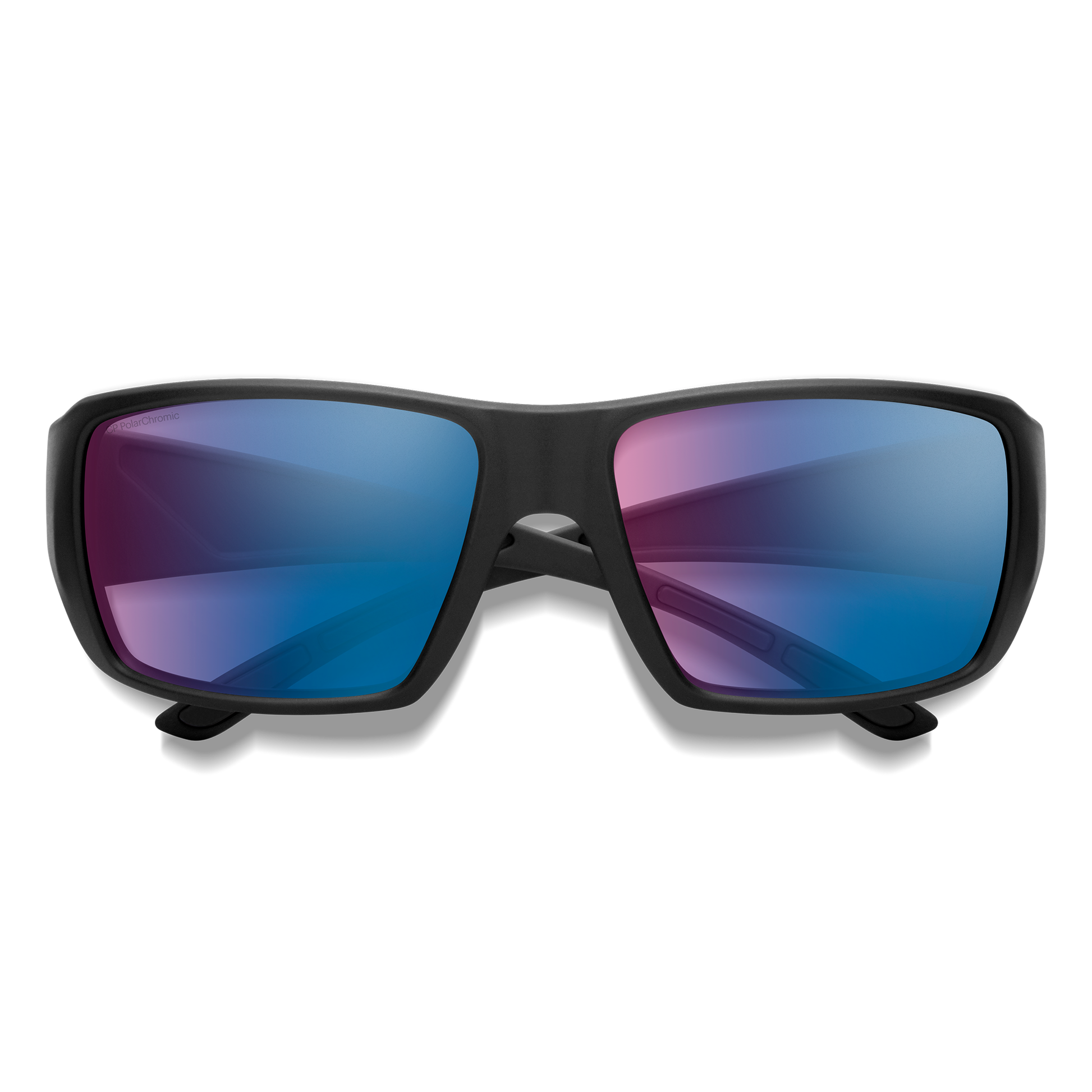 Guide's Choice XL, Sunglasses + Matte Black | ChromaPop Polarized Gray Green