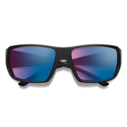 Guide's Choice XL, Sunglasses + Matte Black | ChromaPop Polarized Gray Green