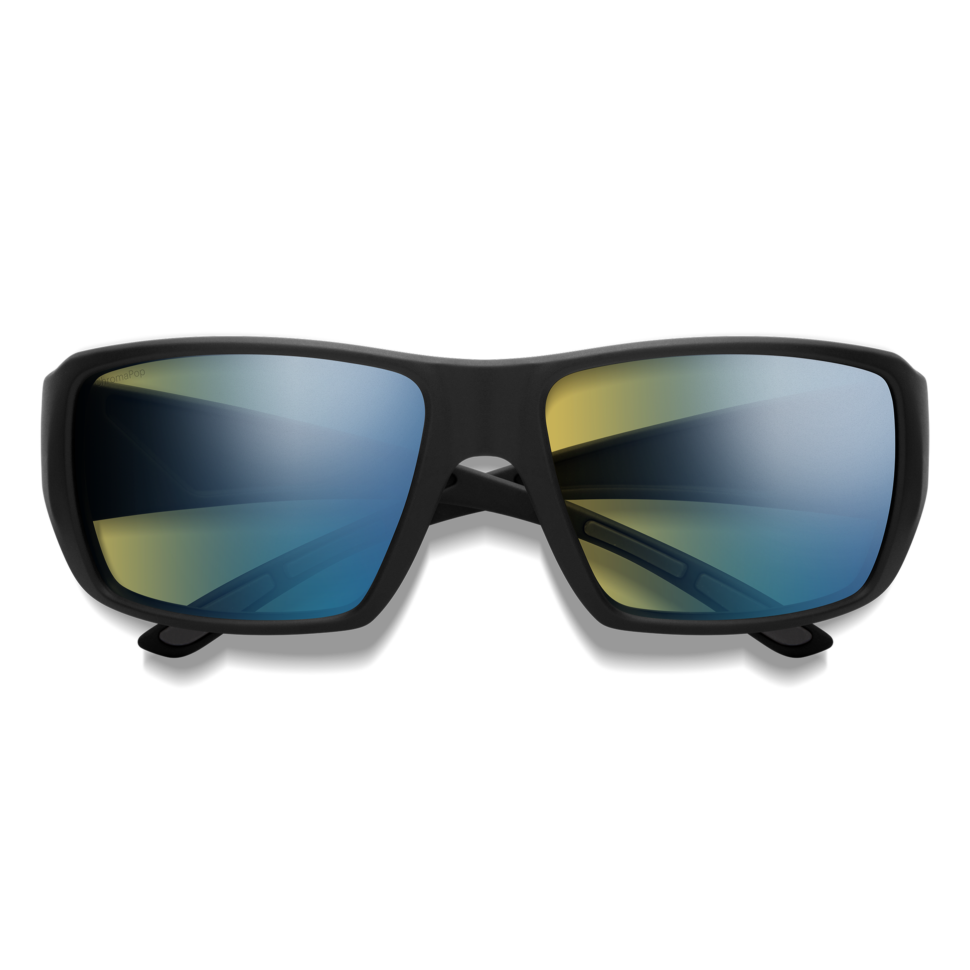 Guide's Choice XL, Sunglasses + Matte Black | ChromaPop Polarized Gray Green