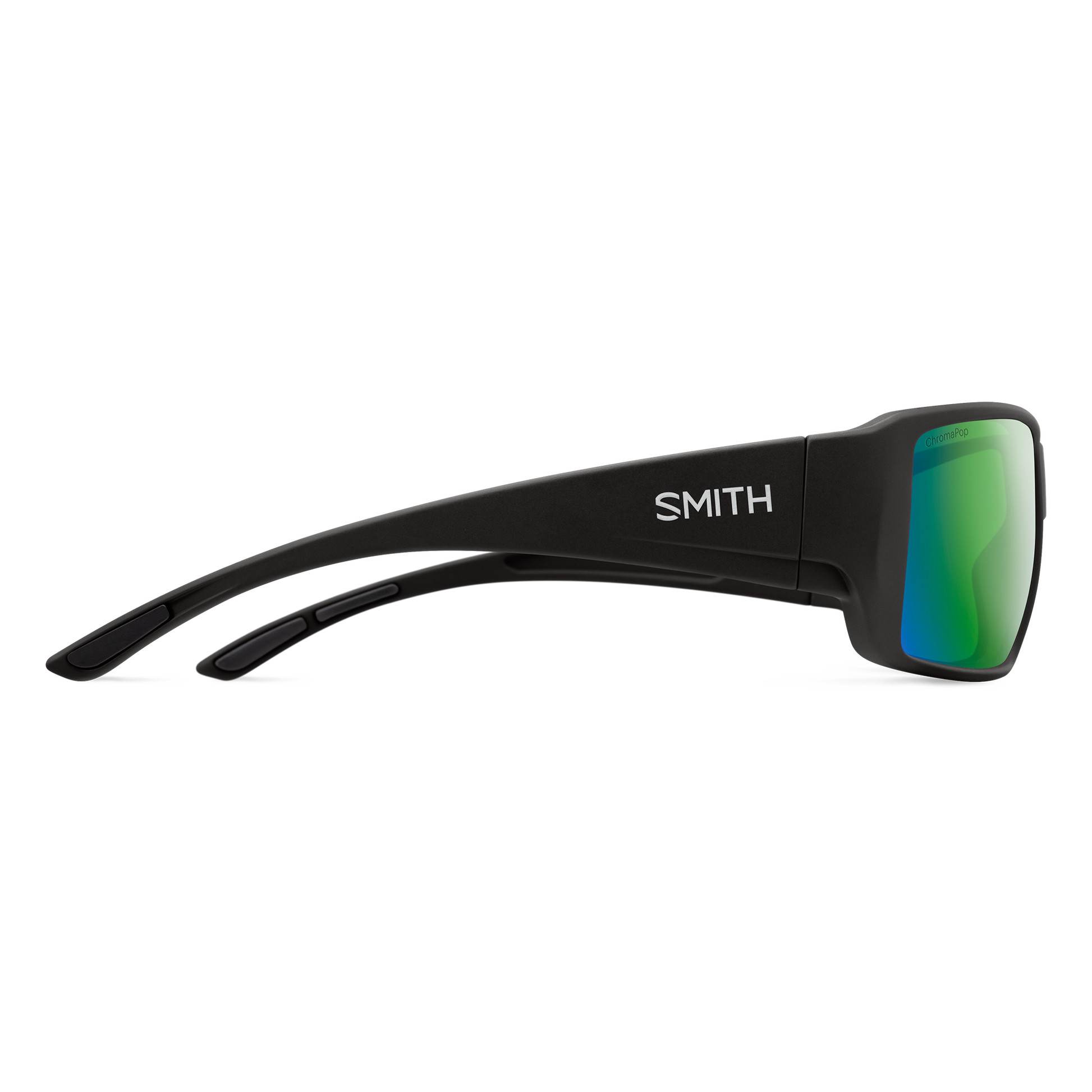 Guide's Choice XL, Sunglasses + Matte Black | ChromaPop Polarized Gray Green