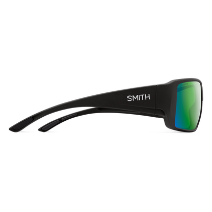 Guide's Choice XL, Sunglasses + Matte Black | ChromaPop Polarized Gray Green