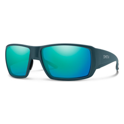 Guide's Choice XL, Sunglasses + Matte Black | ChromaPop Polarized Gray Green