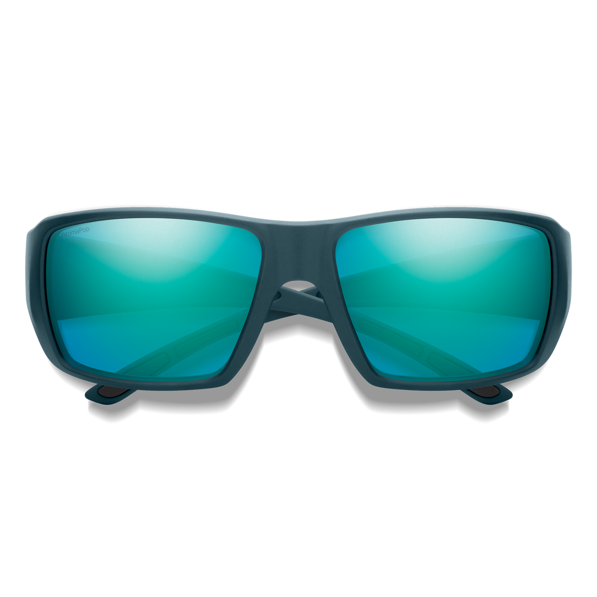 Guide's Choice XL, Sunglasses + Matte Black | ChromaPop Polarized Gray Green