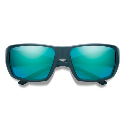 Guide's Choice XL, Sunglasses + Matte Black | ChromaPop Polarized Gray Green