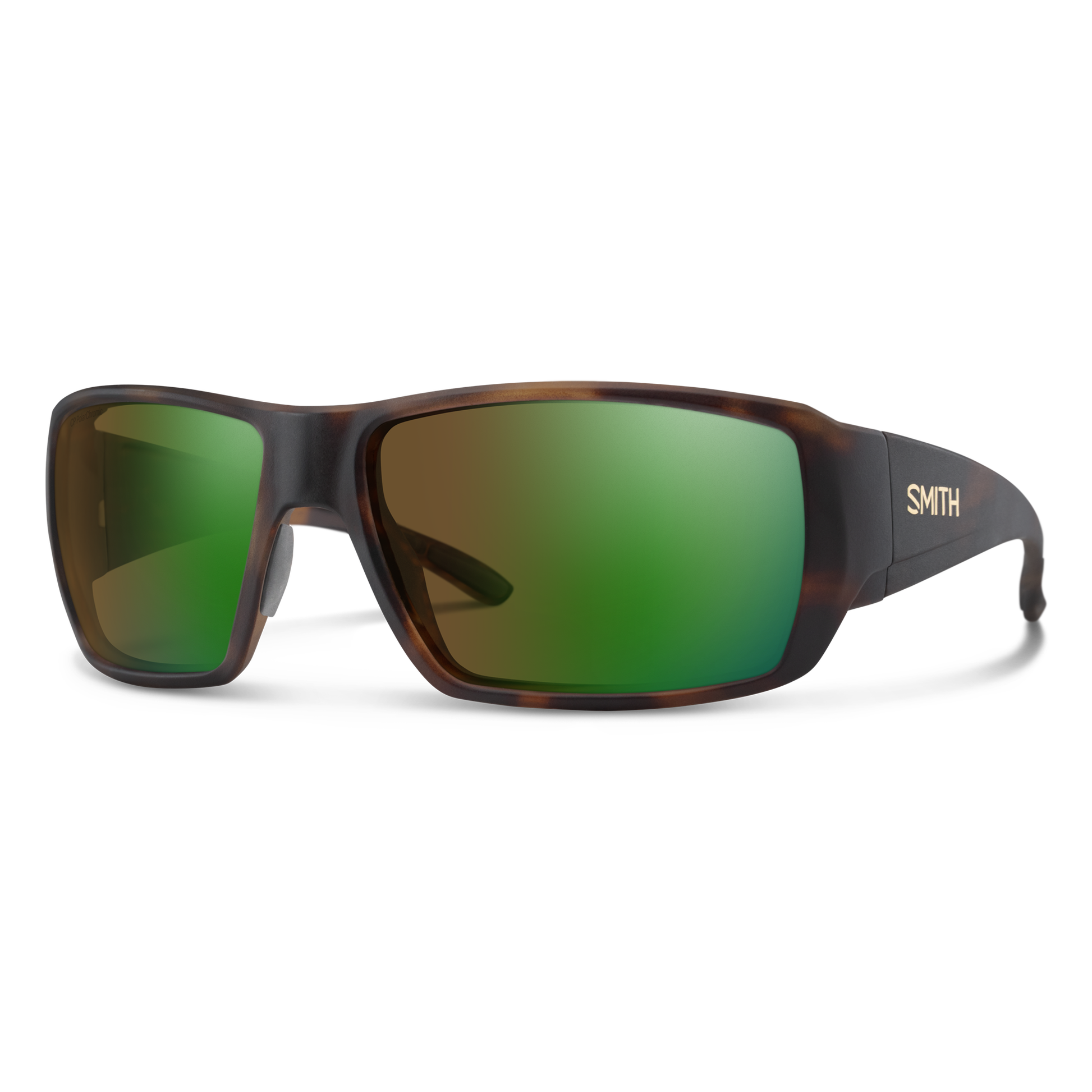 Guide's Choice XL, Sunglasses + Matte Black | ChromaPop Polarized Gray Green