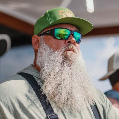 Guide's Choice XL, Sunglasses + Matte Black | ChromaPop Polarized Gray Green