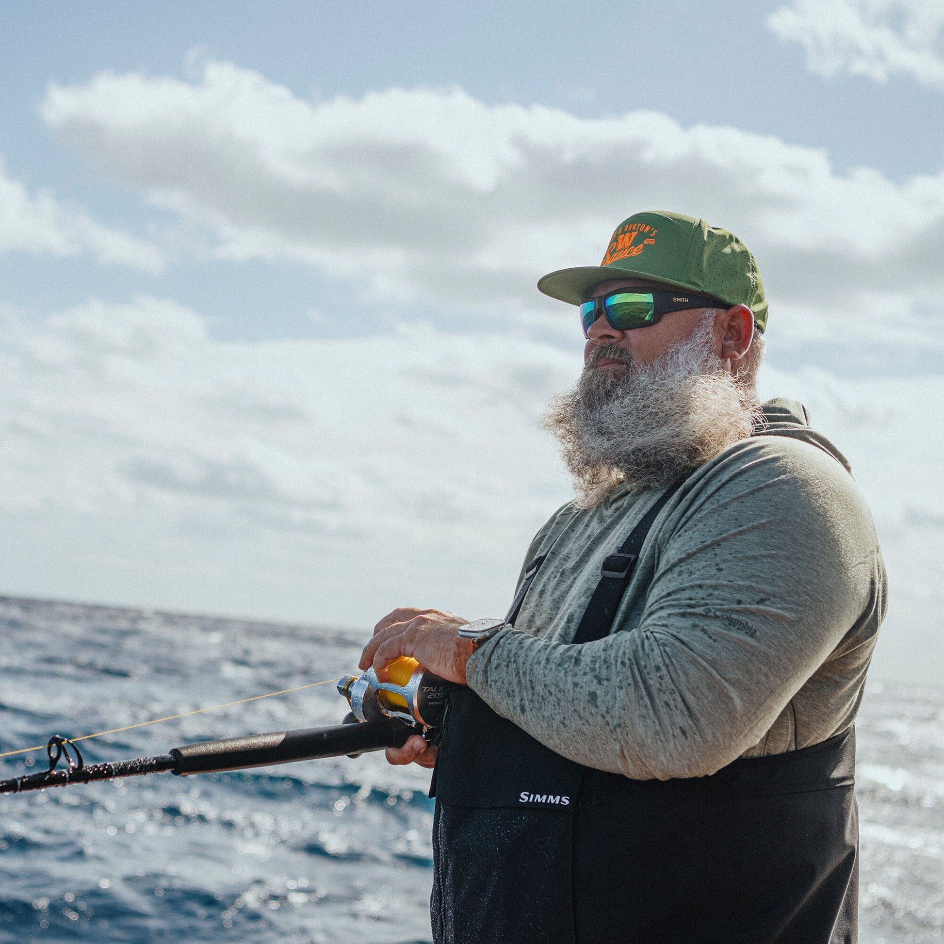 Guide's Choice XL, Sunglasses + Matte Black | ChromaPop Polarized Gray Green