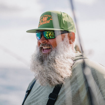 Guide's Choice XL, Sunglasses + Matte Black | ChromaPop Polarized Gray Green