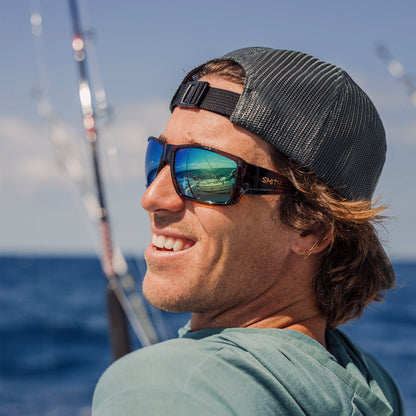 Guide's Choice, Sunglasses + Matte Black | ChromaPop Glass Polarchromic Yellow Blue Mirror