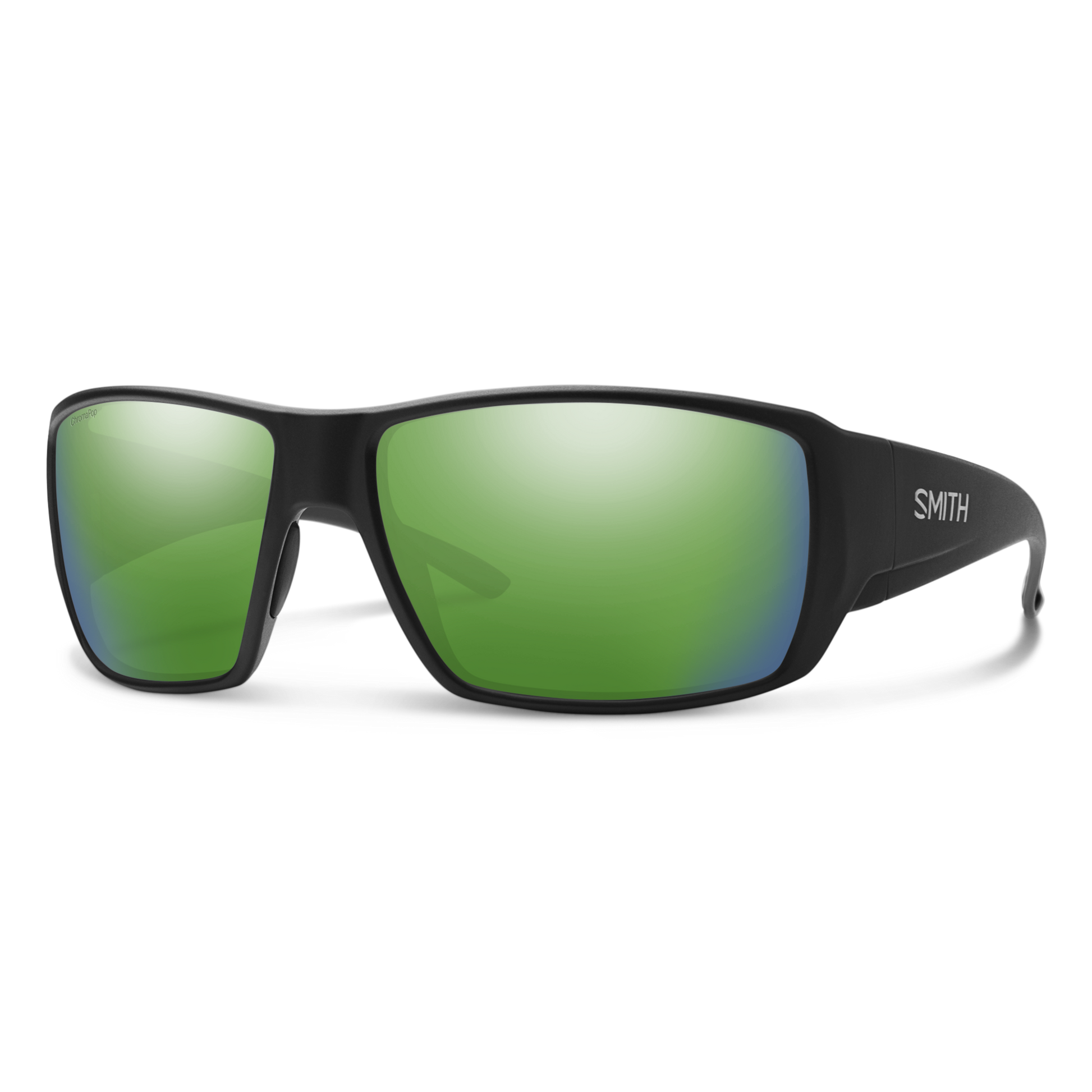 Guide's Choice XL, Lunettes de soleil + Noir mat | ChromaPop gris-vert