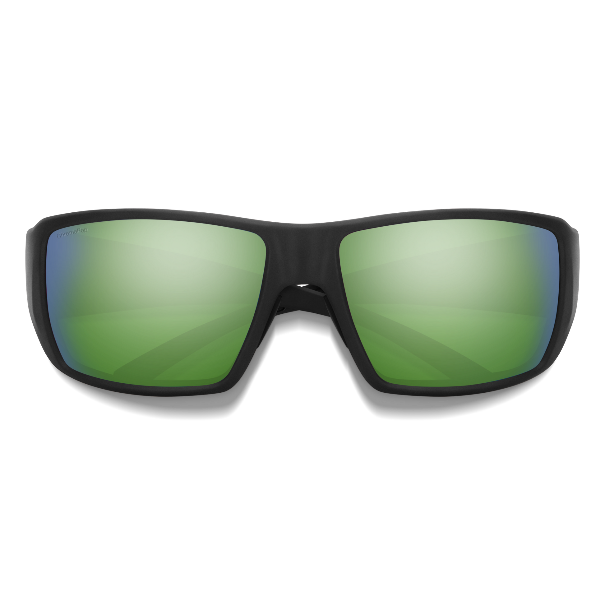Guide's Choice XL, Lunettes de soleil + Noir mat | ChromaPop gris-vert