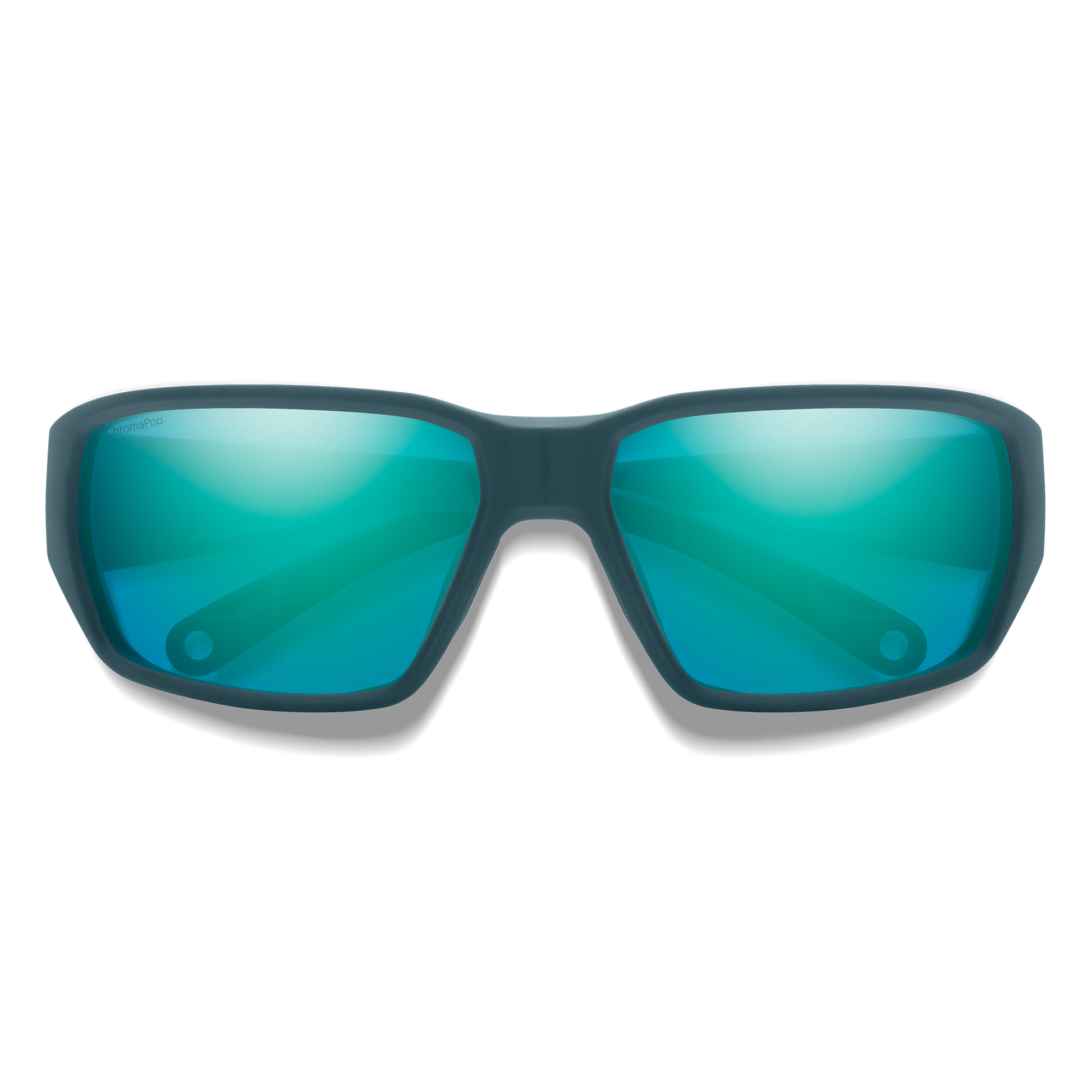 Hookset, Lunettes de soleil + Écaille mate | Verre ChromaPop polarisé vert miroir