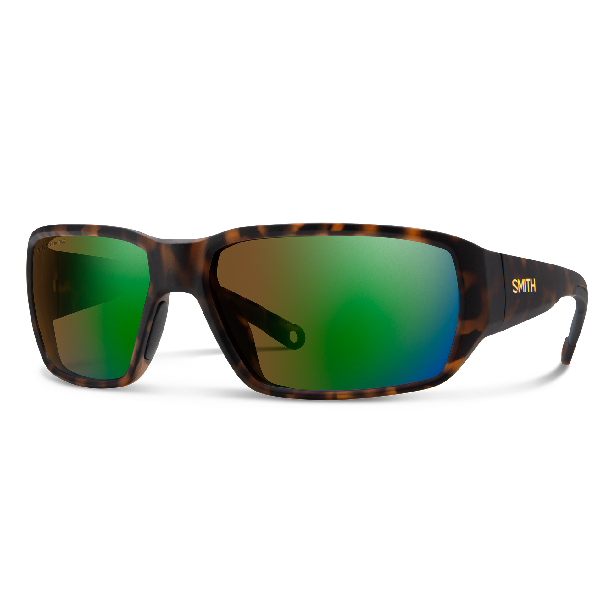 Hookset, Lunettes de soleil + Écaille mate | Verre ChromaPop polarisé vert miroir
