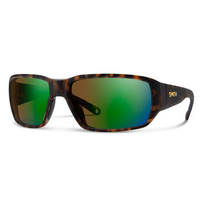 Hookset, Lunettes de soleil + Écaille mate | Verre ChromaPop polarisé vert miroir