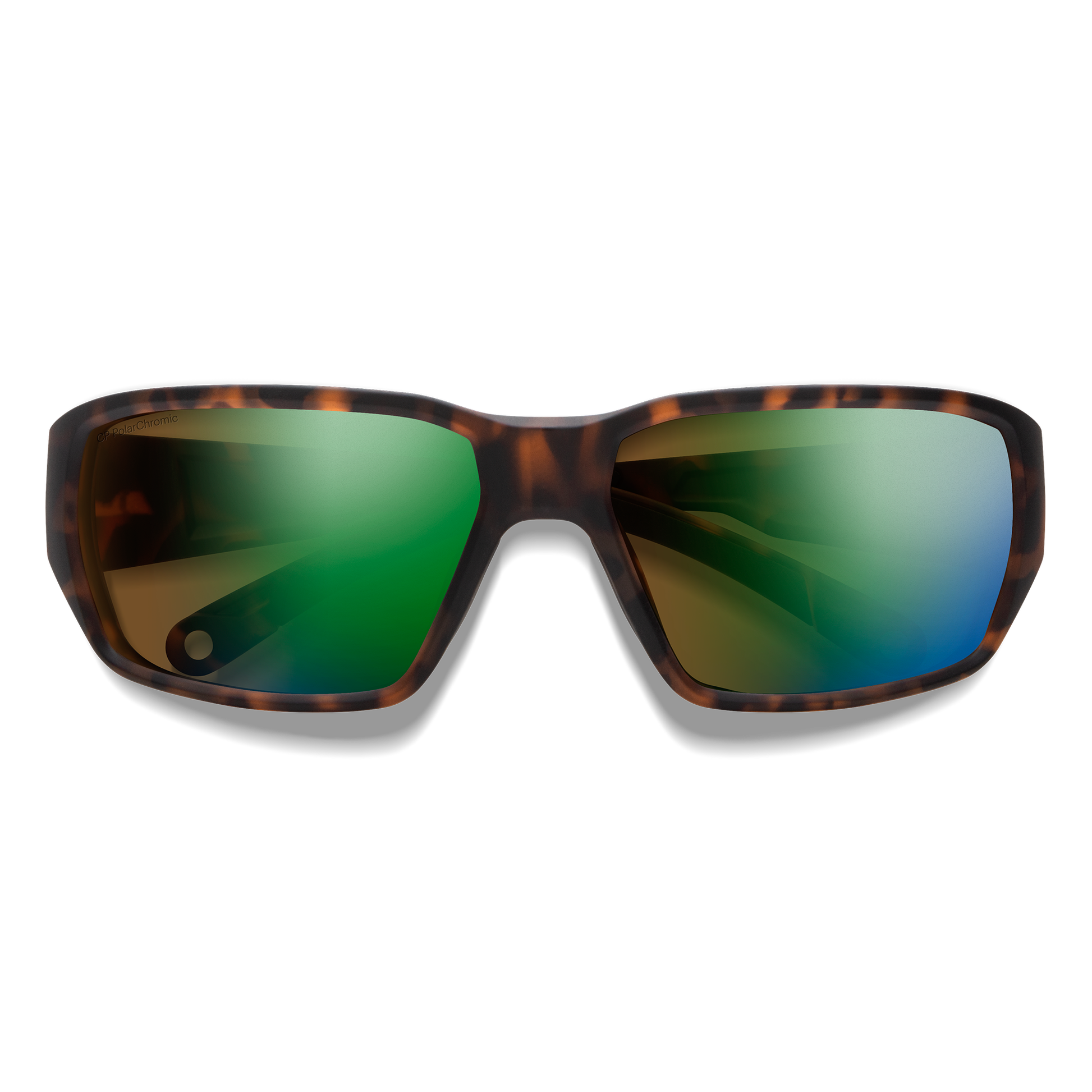 Hookset, Lunettes de soleil + Écaille mate | Verre ChromaPop polarisé vert miroir