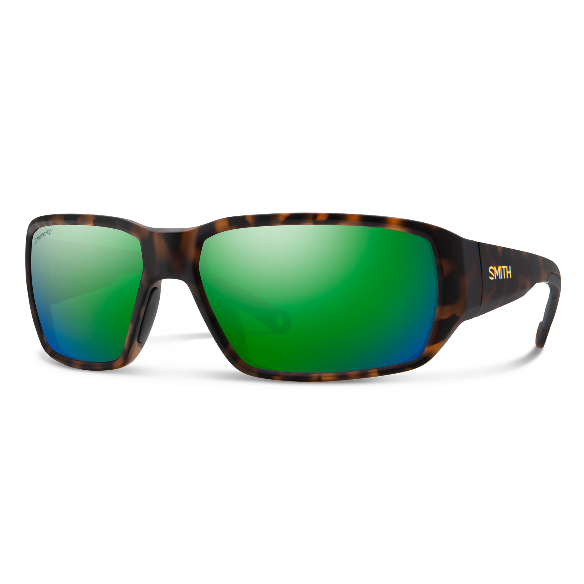 Hookset, Lunettes de soleil + Écaille mate | Verre ChromaPop polarisé vert miroir